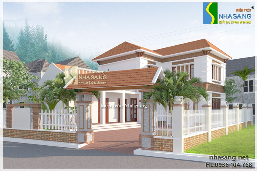 MẪU THIẾT KẾ NHÀ 2 TẦNG ĐẸP HÌNH CHỮ L